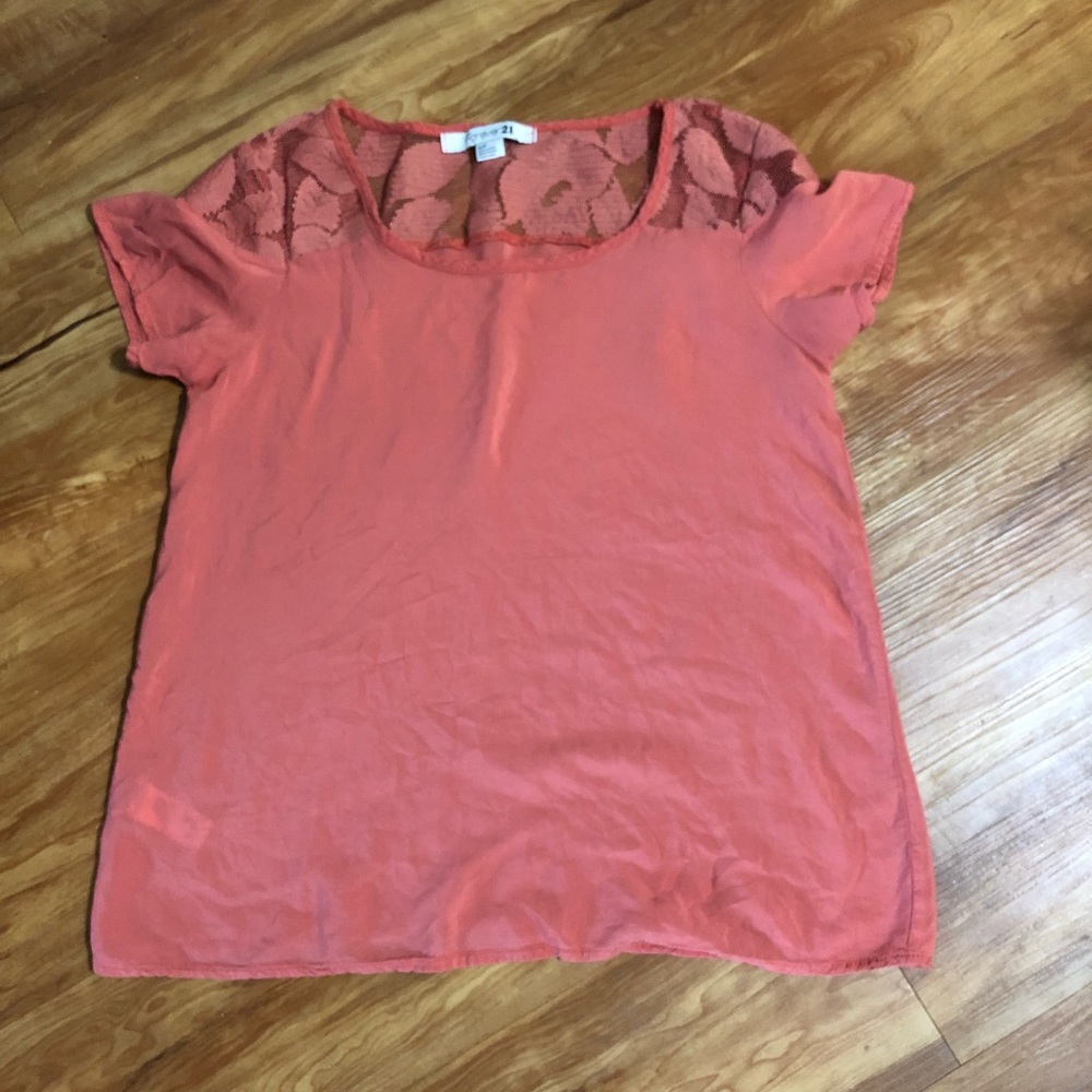 F21 Shirt w/ Lace detail